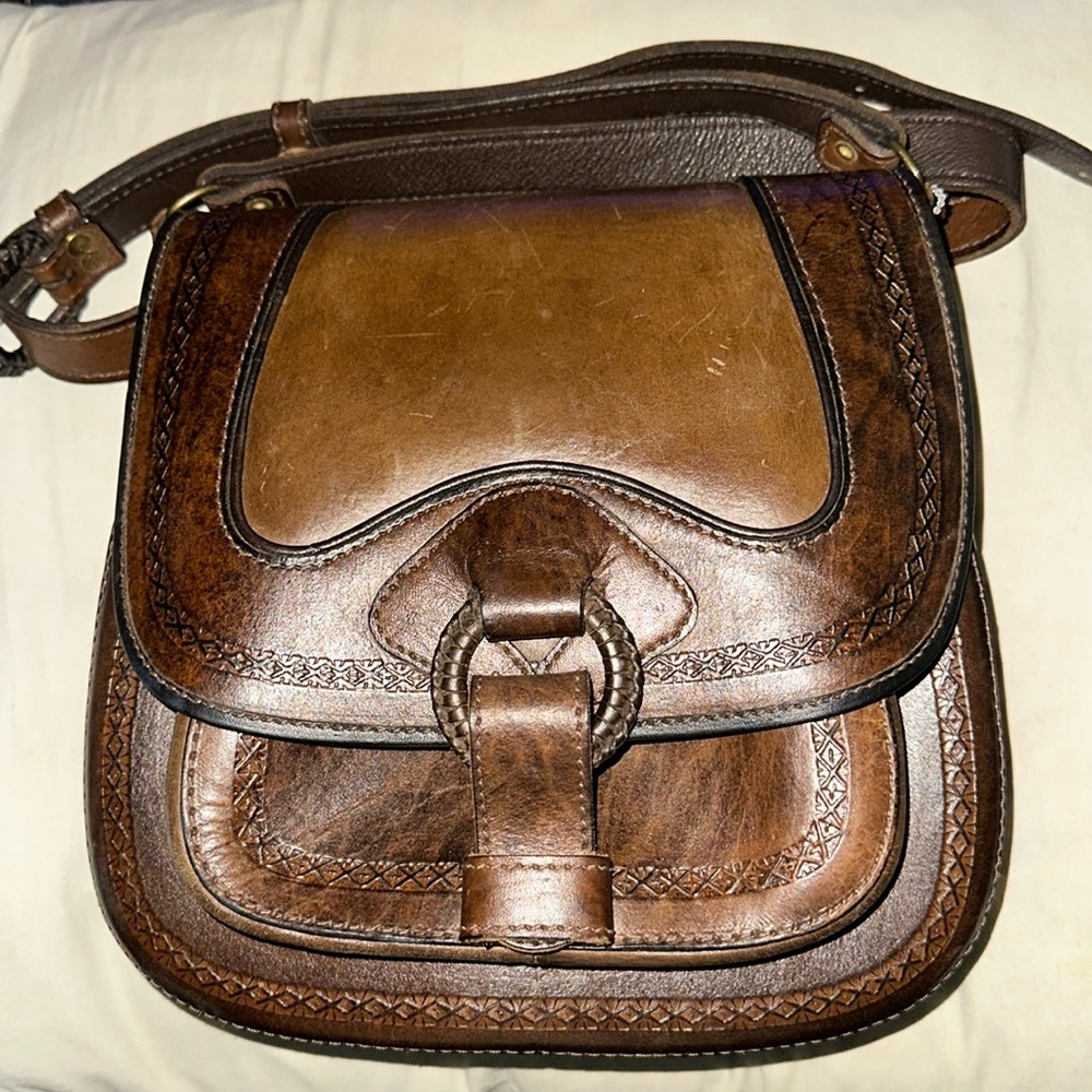Anna Cainzo Saddlebag Leather Western Bag